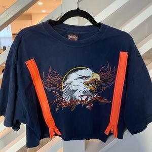 Harley Davidson Cropped Tee